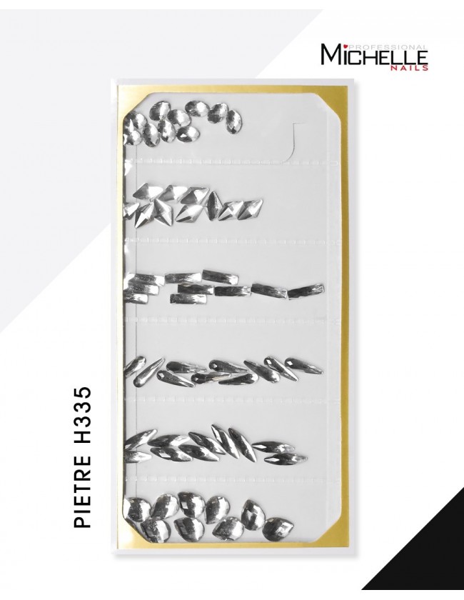 Nail art e decorazioni per unghie: PIETRE GRANDI DECORAZIONE CRYSTAL MIX H335 BRILLANTINI E STRASS