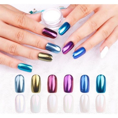 Nail art and nail decorations: Aurora Powder Pigment - AU03 Nail - Art / Decorations